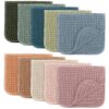 Wholesale Amazon gauze children's towel muslin six layer solid color gauze towel chiffon burp cloth baby burp towel