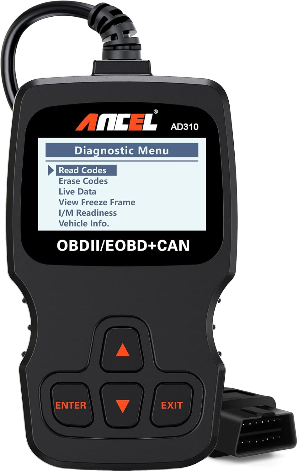 Wholesale ANCEL AD310 Classic Enhanced Universal OBD II Scanner Car Engine Fault Code Reader CAN Diagnostic Scan Tool-Black