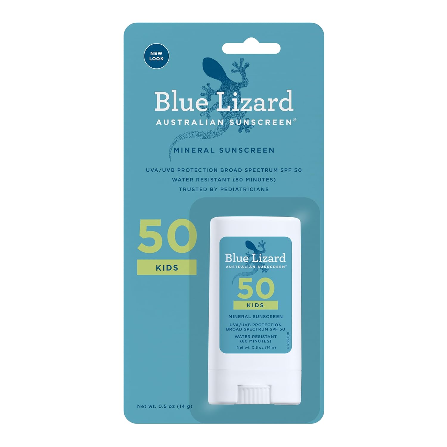 Wholesale BLUE LIZARD Mineral Sunscreen Stick with Zinc Oxide SPF 50+ Water Resistant UVA/UVB Protection Easy to Apply Fragrance Free, Kids, Unscented, 0.5 oz 0.5 Ounce (Pack of 1)