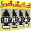 Wholesale LITTLE TREES Air Fresheners Car Air Freshener. Hanging Tree Provides Long Lasting Scent for Auto or Home. Black Ice, 24 Air Fresheners
