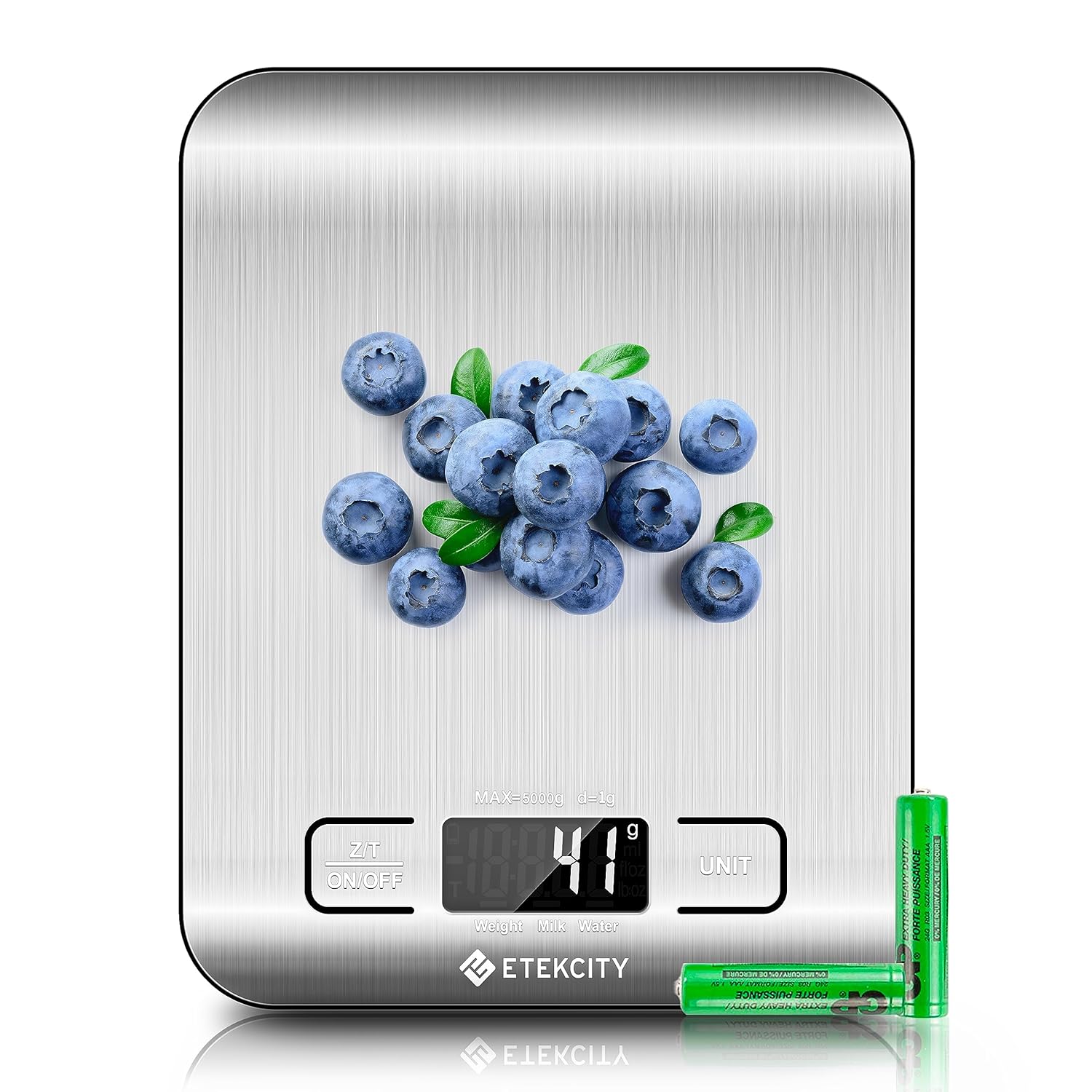 Wholesale Etekcity Food Scale, Digital Kitchen Scale, 304 Stainless Steel, Weight in Grams and Ounces for Baking, Cooking, and Meal Prep, LCD Display, Medium