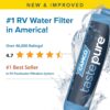 Wholesale Camco TastePURE RV Water Filter - New Advanced 6-Step Patent-Protected Filtration - Camping Essentials for Fresh Drinking Water - RV Inline Water Filter w/Flexible Hose Protector, Made in USA (40043) LARGE