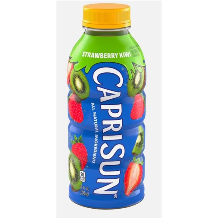 Capri Sun Strawberry Kiwi 12oz Plastic, 12ct
