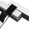 Wholesale Melsan 1x4 inch Hook and Loop Strips with Adhesive - 15 Sets, Strong Back Adhesive Fasten Mounting Tape for Home or Office Use - Instead of Holes and Screws, Black Black 1 inch x 4 inch-15 Sets