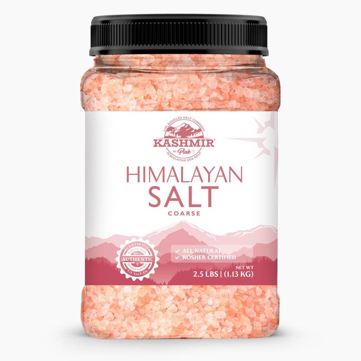 2.5 lb - Kashmir Pink® Himalayan Salt Coarse Jar