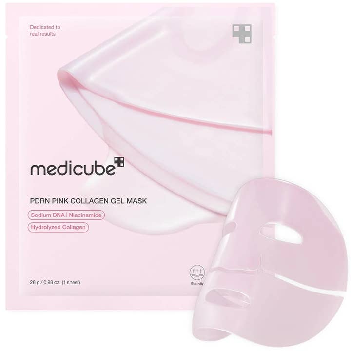 Medicube Salmon Dna Pdrn Pink Collagen Jelly Gel Overnight Mask 1 Sheet