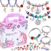 Wholesale COO&KOO Charm Bracelet Making Kit, A Unicorn Girls Toy That Inspires Creativity and Imagination, Crafts for Girls Ages 8-12 with Jewelry Making Kit Perfect Gifts for 6 7 8 9 10 Girl Self-Expression!