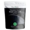 Hawaiian Black Lava Sea Salt, Fine Grain, 5 lb