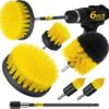Wholesale Holikme 6Pack Drill Brush Power Scrubber Cleaning Brush Extended Long Attachment Set All Purpose Drill Scrub Brushes Kit for Grout, Floor, Tub, Shower, Tile, Bathroom and Kitchen Surface，Yellow