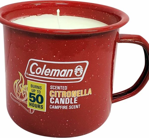 COLEMAN 10 oz CITRONELLA MUG- CAMPFIRE SCENT