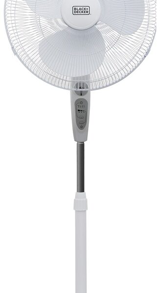 FAN-B&D 18″ PEDESTAL W/REMOTE- 3 SPEED OSCILLATING-WHITE