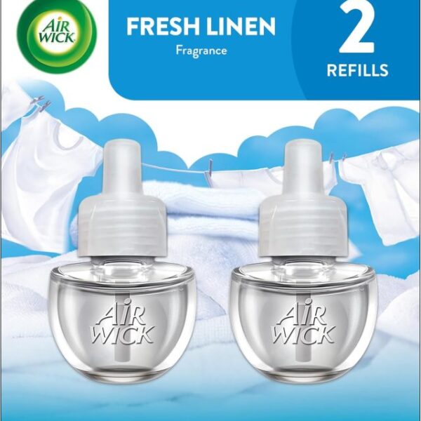 AIR WICK SCENTED OIL 2pk REFILL FRESH LINEN